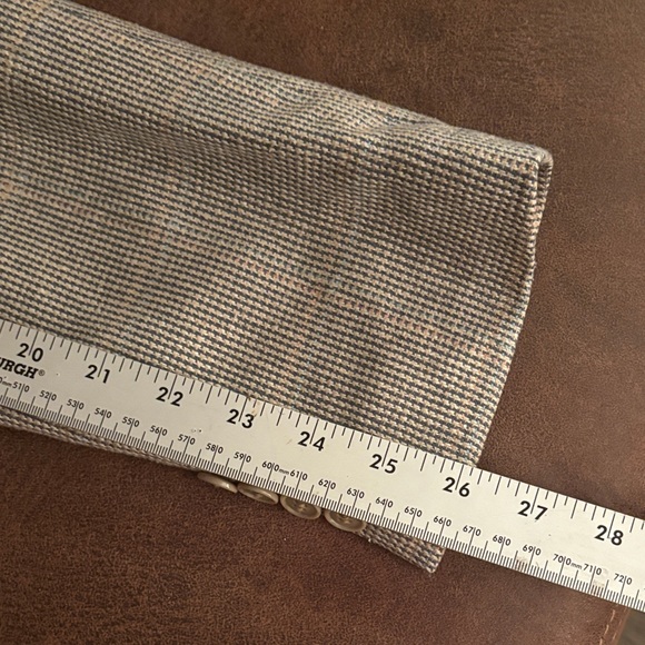 Cellini Collection Gray w/ Blush/Blue accents Men's Blazer - Picture 13 of 16